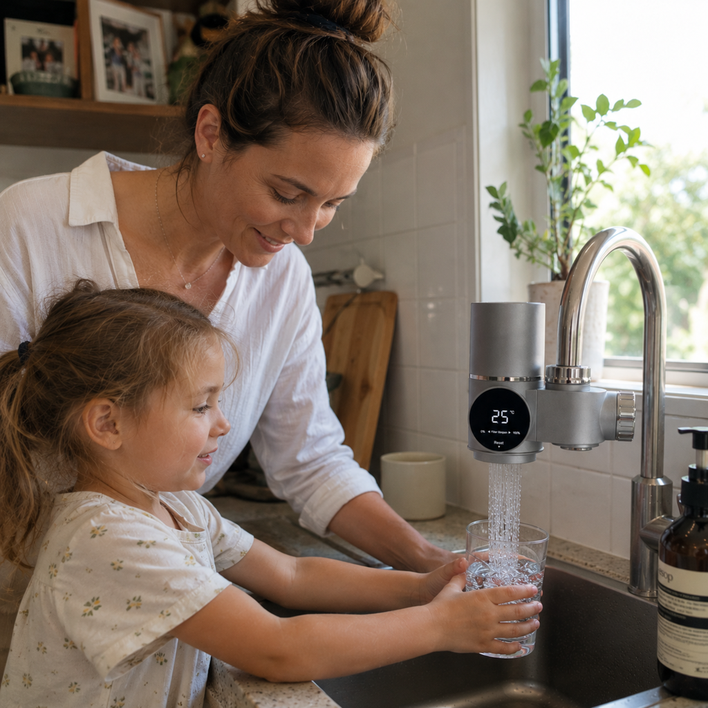 VitalSpring Tap Water Filter + 2 Cartridges