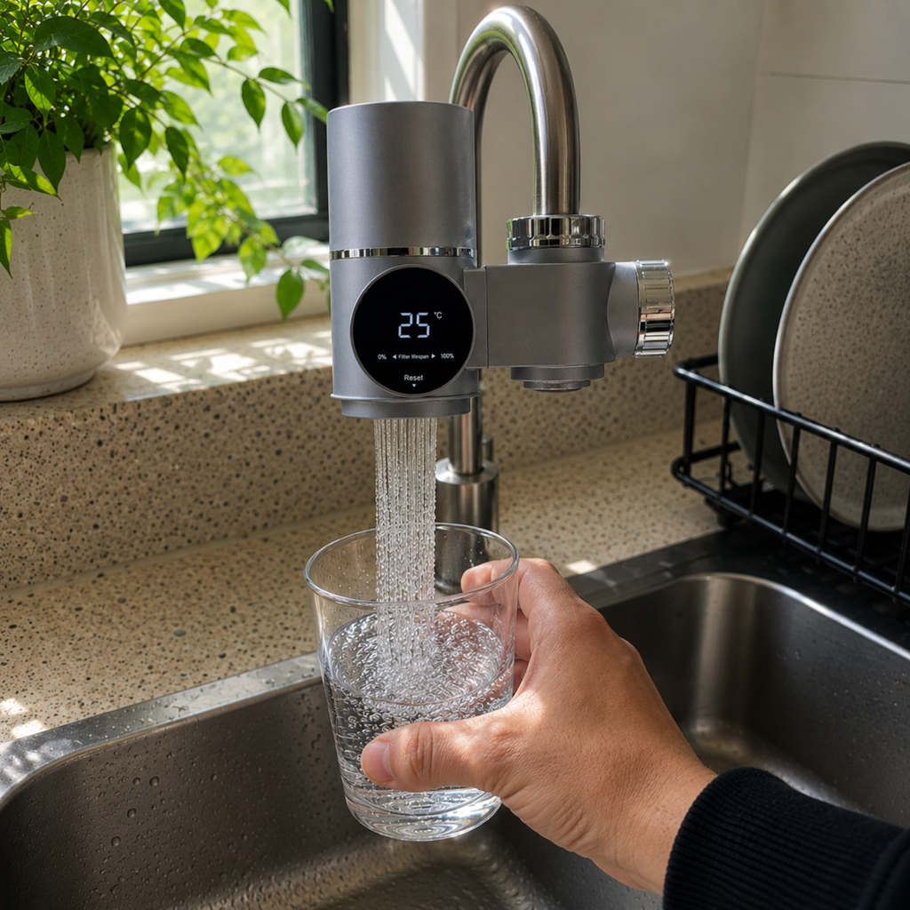 VitalSpring Tap Water Filter + 2 Cartridges